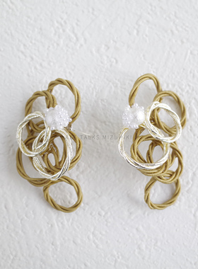 「涟漪」日系手作 空气感 时髦 轻盈 原创设计 耳饰