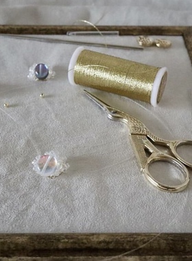 手工剪刀制作工具|不锈钢复古仙鹤剪刀 手工用坠美剪刀