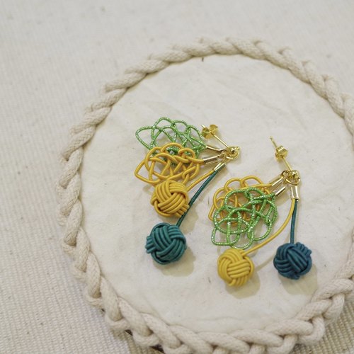 日本水引细工手工耳饰材料包