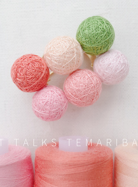 「春日可爱」手鞠素球胸针DIY手工材料包 线下活动 团建解压手工