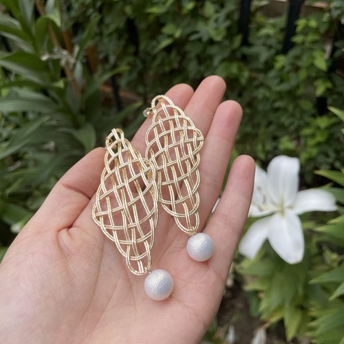 日系时髦百搭手工水引耳饰