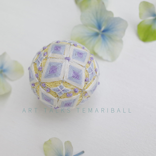 「绣球玉团」原创手鞠球DIY手工刺绣材料包 解压手工创意手作礼物