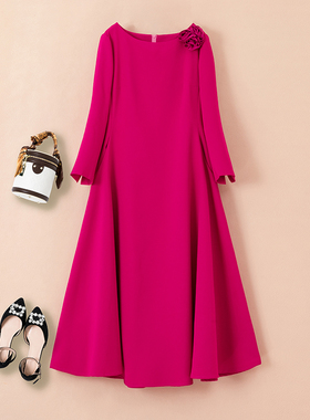 胖妹妹高端定制大码女装2026新款气质名媛轻奢礼服显瘦法式连衣裙