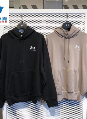 安德玛 UA  Rival 男子加厚运动连帽卫衣长裤套装1388020-1388021