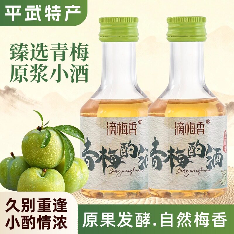 四川平武青梅酒果酒40ml伴手礼