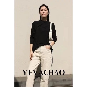 YEVA GC024 CHAO黑色T恤G1