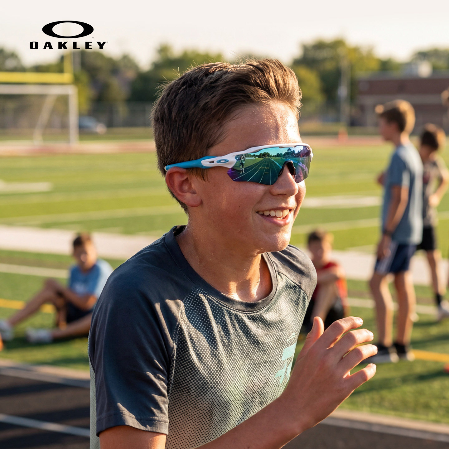 OAKLEY欧克利儿童款 RADAR EV S 青少年运动速滑骑行眼镜 OO9510