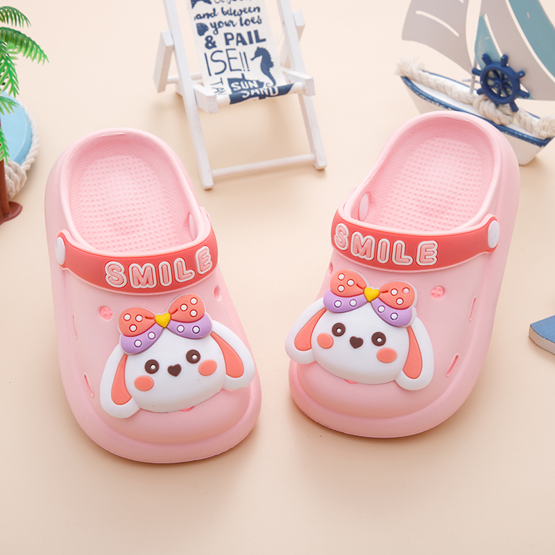 儿童EVA凉拖鞋夏男女童踩屎感宝宝洞洞鞋外穿沙滩居家防滑凉拖鞋
