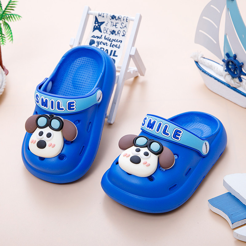 2025夏新款洞洞鞋女童时尚DIY外穿防滑踩屎感中大童沙滩包头凉拖