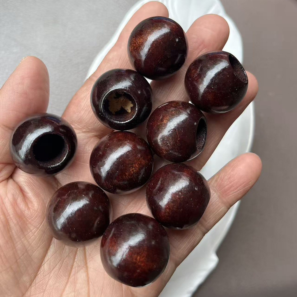 不通孔孔径12MM木珠diy家具饰品