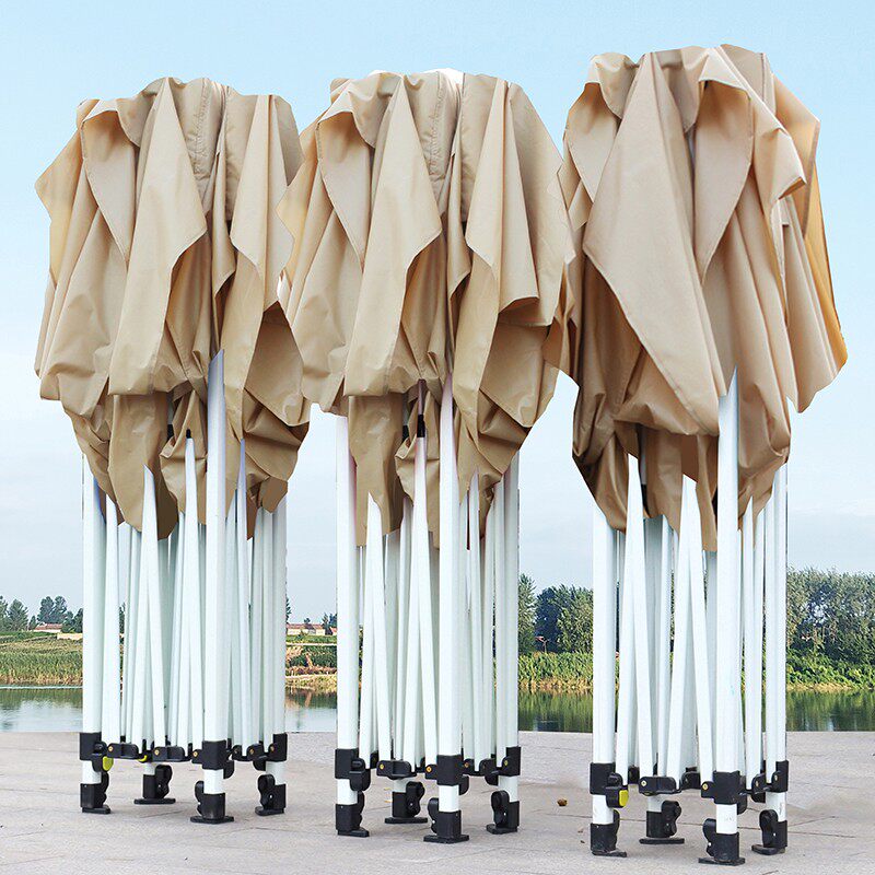 四角防雨四脚雨棚户外帐篷顶布摆摊商用太阳大伞遮阳棚折叠伸缩式