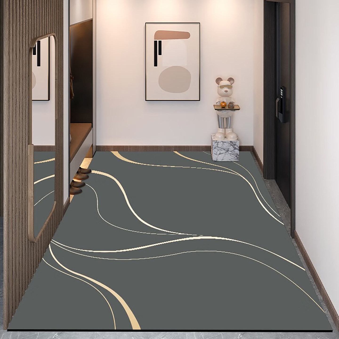 硅藻泥可裁剪地垫入户门垫进门除尘防滑吸水脚垫浴室厕所门口定制,居家布艺,家用脚垫,淘宝优惠券,粉丝福利购,淘宝优惠卷