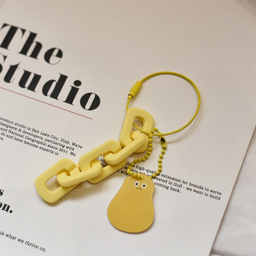 简约ins风可爱亚克力钥匙扣挂件