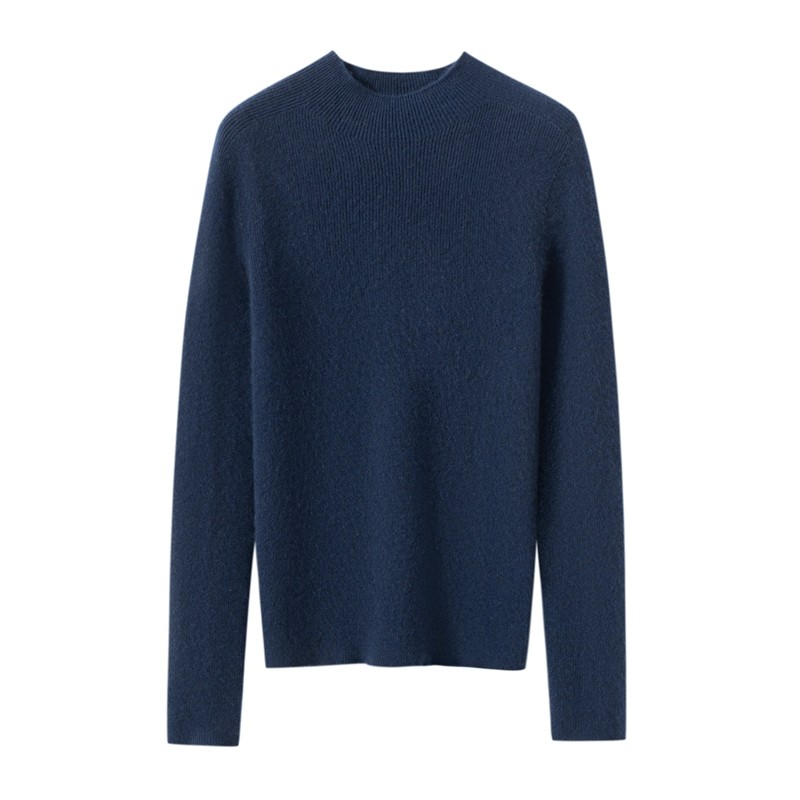 简约风一线抽条半高领羊绒衫女长袖修身套头针织通勤百搭保暖毛衣,女装/女士精品,羊绒衫,淘宝优惠券,粉丝福利购,淘宝优惠卷