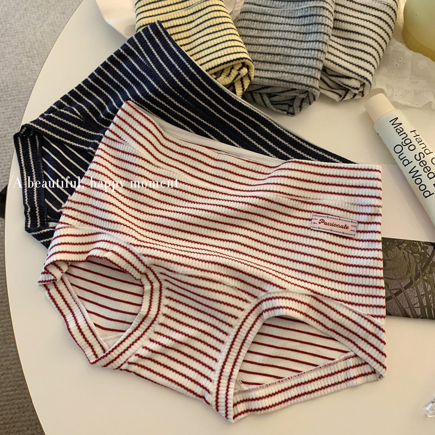 复古美式条纹纯棉内裤女螺纹10A抗菌加长裆中腰女士大码内裤批发,女士内衣/男士内衣/家居服,男三角内裤,淘宝优惠券,粉丝福利购,淘宝优惠卷