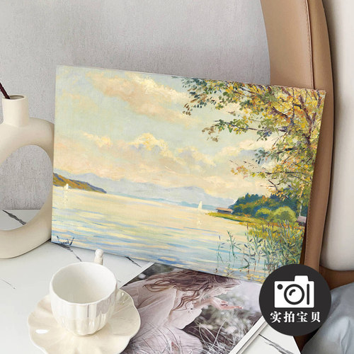 库库尔印象派浪漫主义油画客厅画