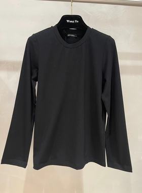 微默契正品K牌KIYUGINA净版长袖圆领修身T恤27576