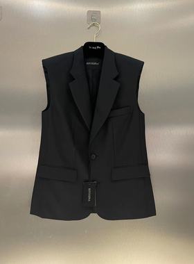 微默契正品K牌KIYUGINA垫肩显瘦随身款西服马甲短外套20788