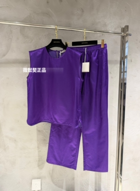 微默契正品K牌KIYUGINA丝滑面料背心短袖套装分开拍29720