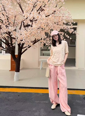 微默契正品K牌KIYUGINA圆领正肩随身褶皱短袖T恤30282