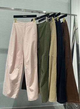 微默契正品K牌 KIYUGINA灯芯绒鼓包裤休闲裤 好裤型推荐25323