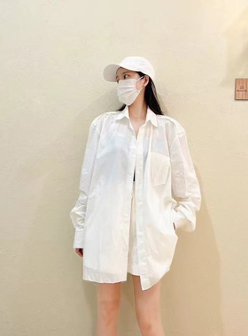 微默契正品K牌KIYUGINA翻领肩设计款休闲长袖衬衣25868