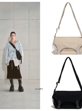 25款韩国设计师品牌 mschf OXFORD MAIL BAG邮差包2色