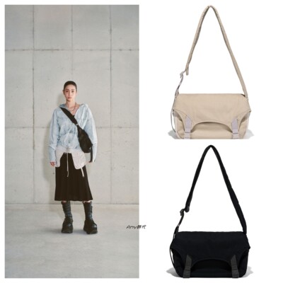 限时折扣！25款韩国设计师品牌 mschf OXFORD MAIL BAG邮差包2色