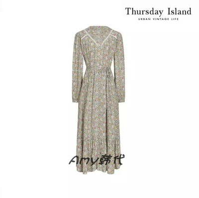 Amy韩国代购[Thursday Island]碎花连衣裙T242MOP534W