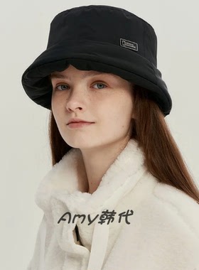 NG国家地理 韩国直邮 黑色保暖帽子N224AHA590