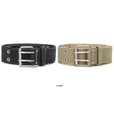 4折 韩国代购Matin Kim DAMAGE EYELET BELT 眼孔腰带