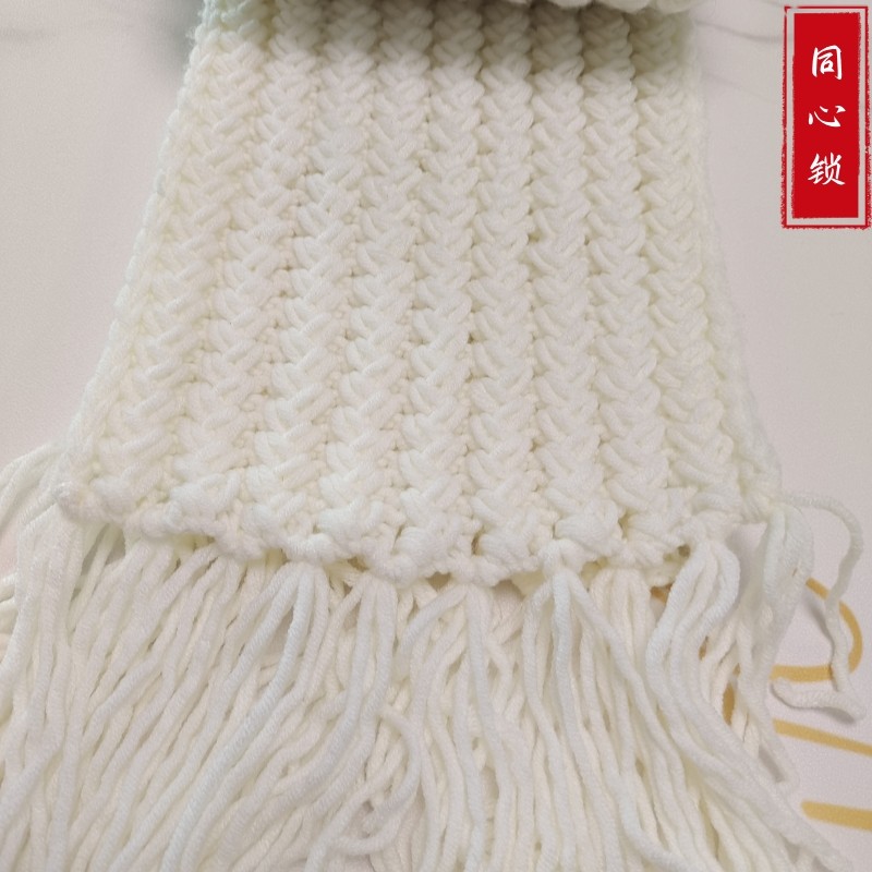 同心锁围巾成品纯手工编织围巾成品送男女朋友生日圣诞围脖礼物冬,服饰配件/皮带/帽子/围巾,围巾/丝巾/披肩,淘宝优惠券,粉丝福利购,淘宝优惠卷