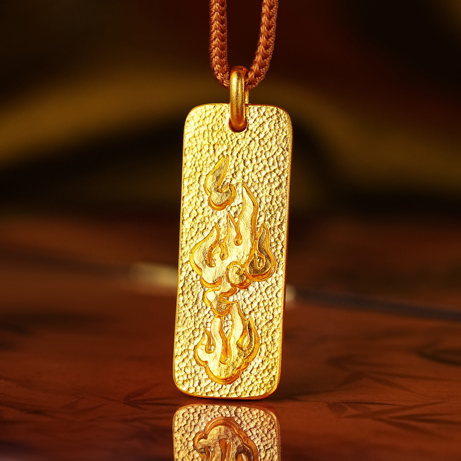 【五行系列-火】精品足金项坠