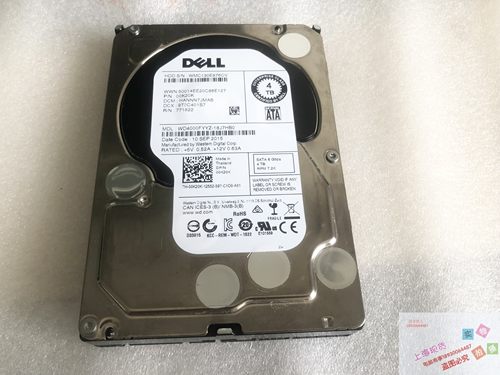 Dell/戴尔 4TB SATA 7200 3.5寸 0K20K WD4000FYYZ 企业级黑盘