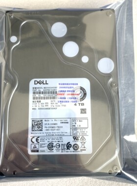Dell 4TB SATA 7.2K 095M6K MG04ACA400NY 正品保一年 服务器盘