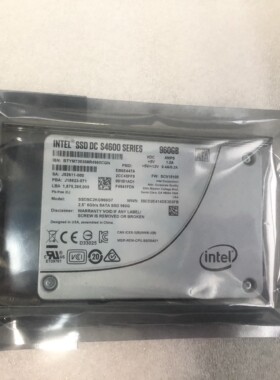 S4600 企业级  960G SSD 英特尔 DC S4600 BYTM730308R4960CGN