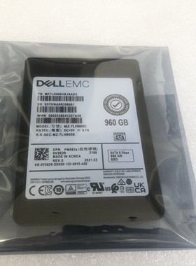Dell/戴尔EMC 读取密集型 960G SSD 0V36D9 PM883A 960GB 保一年