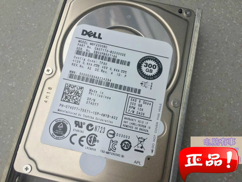 740Y7 DELL 300G 2.5 SAS 10K 6GB X79H3 740Y7 YJ0GR 原装正品