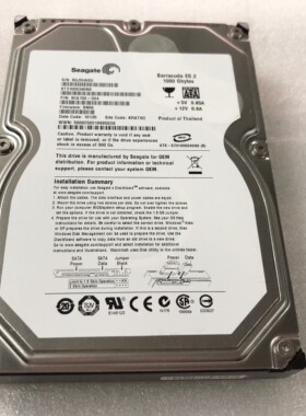 ST31000340NS 9CA158-504 1TB SATA 企业级硬盘 服务器原装1T硬盘