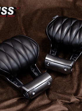 MSS摩速仕九号电动车多车型改装铝合金复古高颜值舒适皮革靠背垫