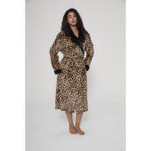 外贸浴袍女式 浴袍秋冬加绒加厚加长睡袍保暖睡袍家居服