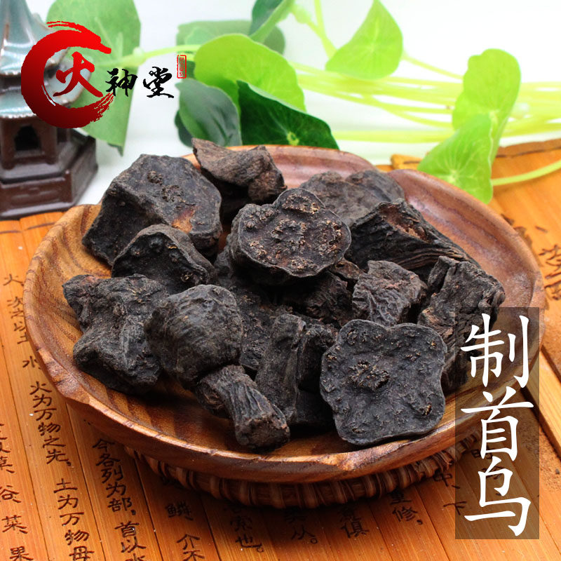 火神堂中药材五年何首乌手工切块无硫晒干制首乌古法炮制500克