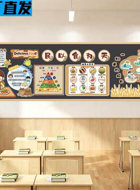 小学光盘行动珍惜粮食黑板报