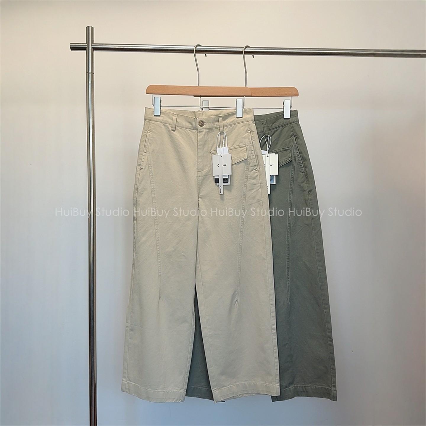 【会buy实拍】立裁工装风牛仔裤显瘦阔腿裤宽松复古弯刀裤女春新,女装/女士精品,休闲裤,淘宝优惠券,粉丝福利购,淘宝优惠卷