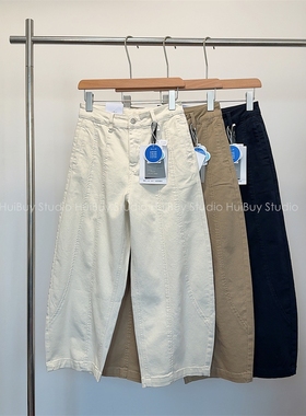 【会buy实拍】26新小个子弯刀裤!3D立体剪裁九分宽松茧型休闲裤春