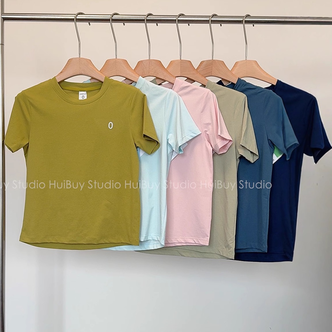 【会buy实拍】吸湿排汗！防晒修身百搭透气纯色休闲短袖T恤衫女夏