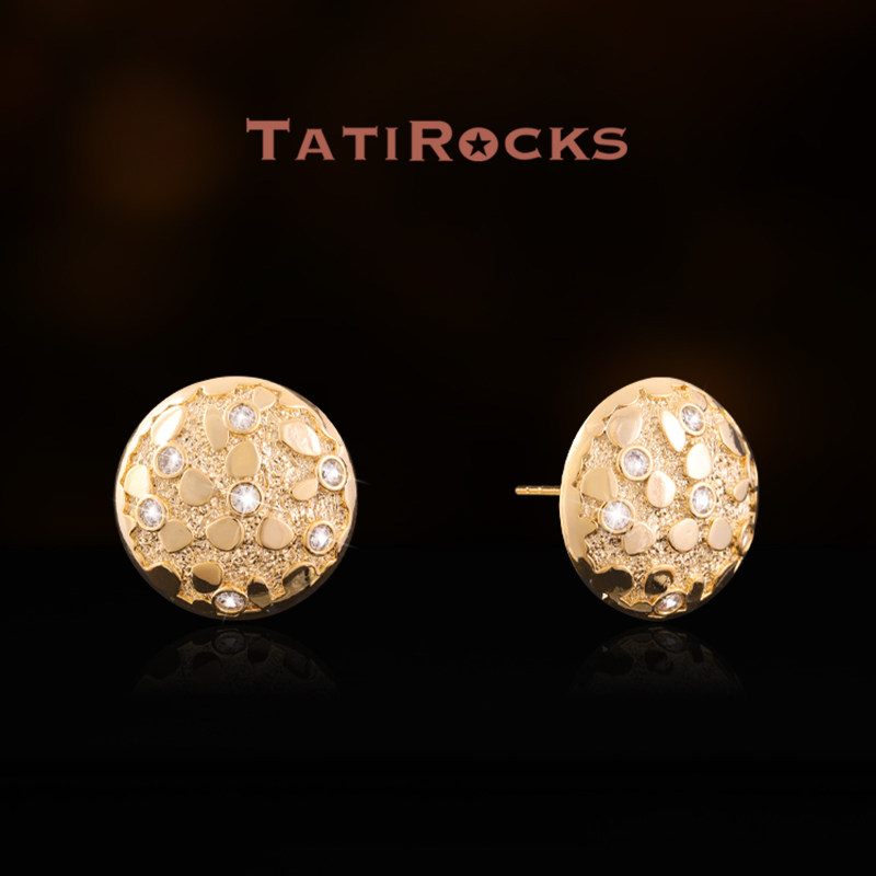 丹麦【设计师】Tatirocks幸运陨石圆满耳钉高级感轻奢女摆件耳环