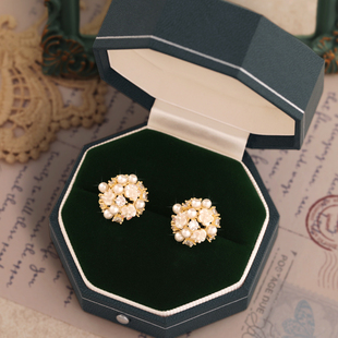 丹麦【设计师】Tatirocks花团锦簇珍珠耳环女气质轻奢高级感耳钉
