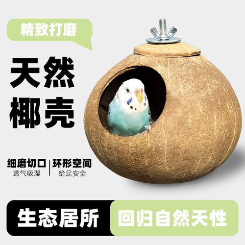深深宠鹦鹉椰子壳鸟窝四季通用