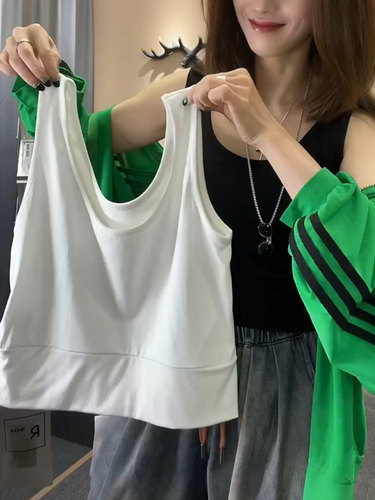 u领弹力打底衫背心吊带